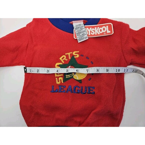 Vtg 1996 NWT Playskool Toddler Sweatshirt & Pants Set 18 Months, Sports League - Picture 6 of 9